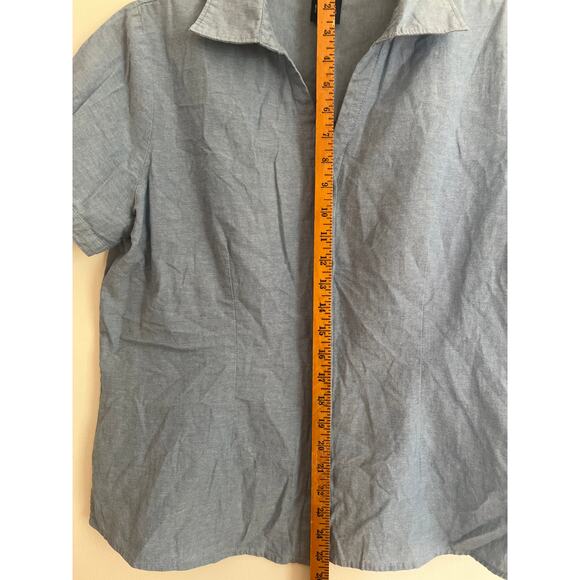 Vintage Basic Additions, 100%‎ cotton size L denim short sleeve shirt - Picture 6 of 6
